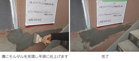 ひび割れUカットシール